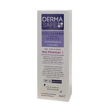 کرم پوشاننده و کانسیلر CONCEA-DERM صورت و گردن 40 میلی لیتر درماسیف